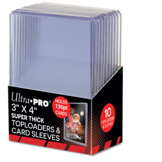 Ultra Pro - 3" x 4" Super Thick Toploaders & Card Sleeves (10 Stk.)
